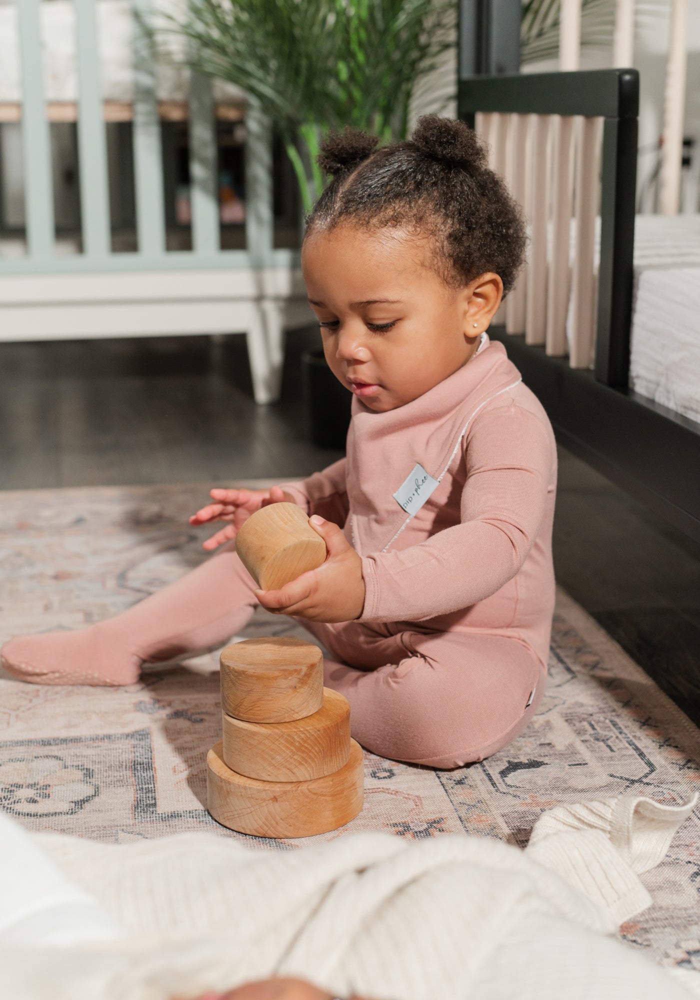 Bamboo Footed Sleeper - Petal Pink