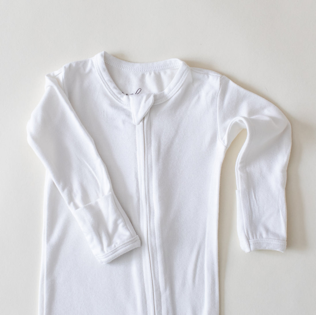 Bamboo Footed Sleeper - Cloud White