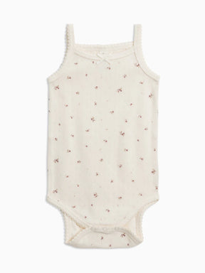 Eva Pointelle Tank Bodysuit - Vida Floral