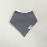 Bamboo Bandana Bib - Storm Grey