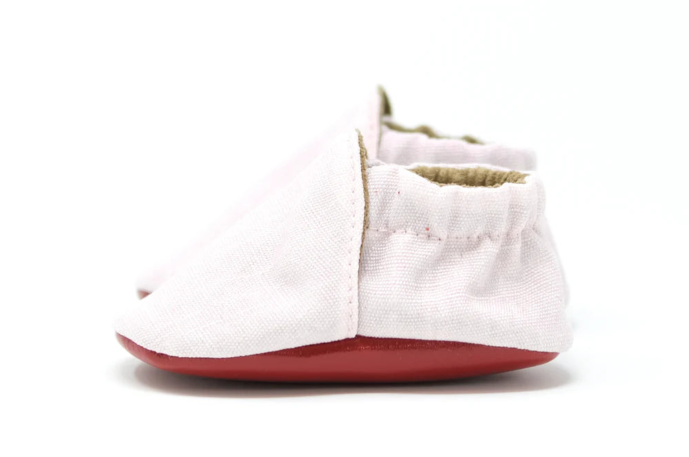 Baby shoes - Blush Linen