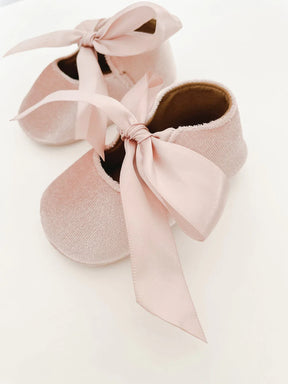 Blush Velvet Shoes