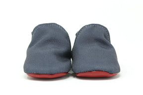 Baby Shoes - Charcoal Linen