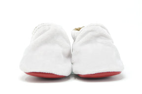 Baby Shoes - Dove Grey Velvet