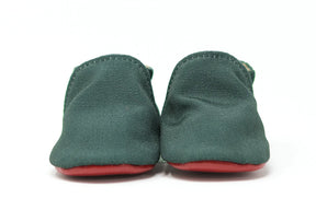 Baby Shoes - Moss Linen