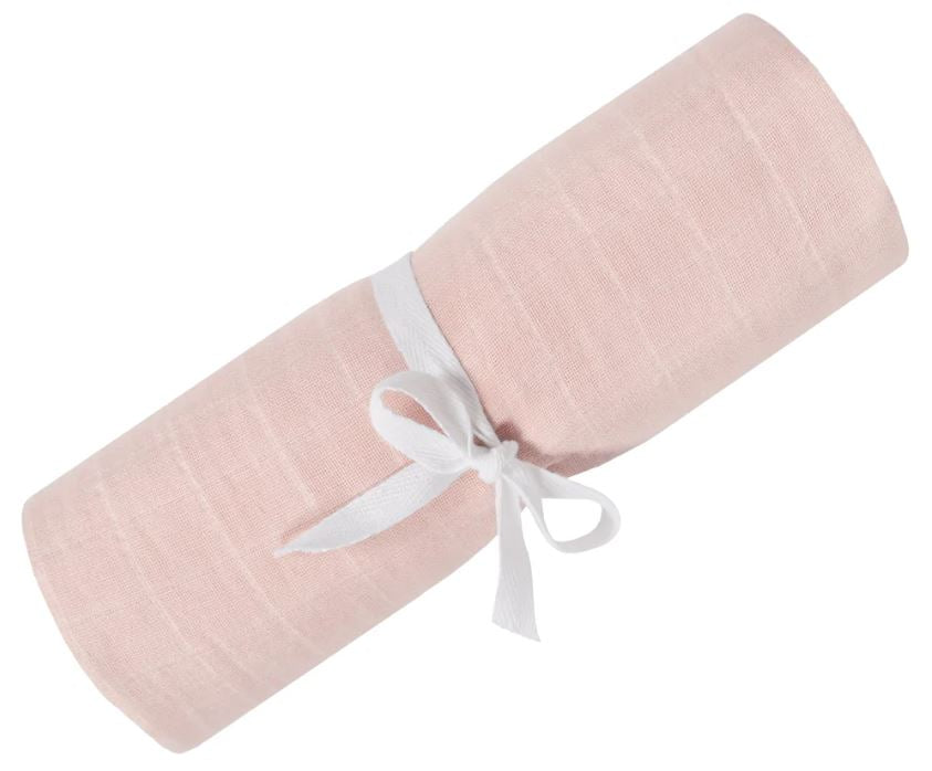 Cotton Muslin Swaddle - Pink