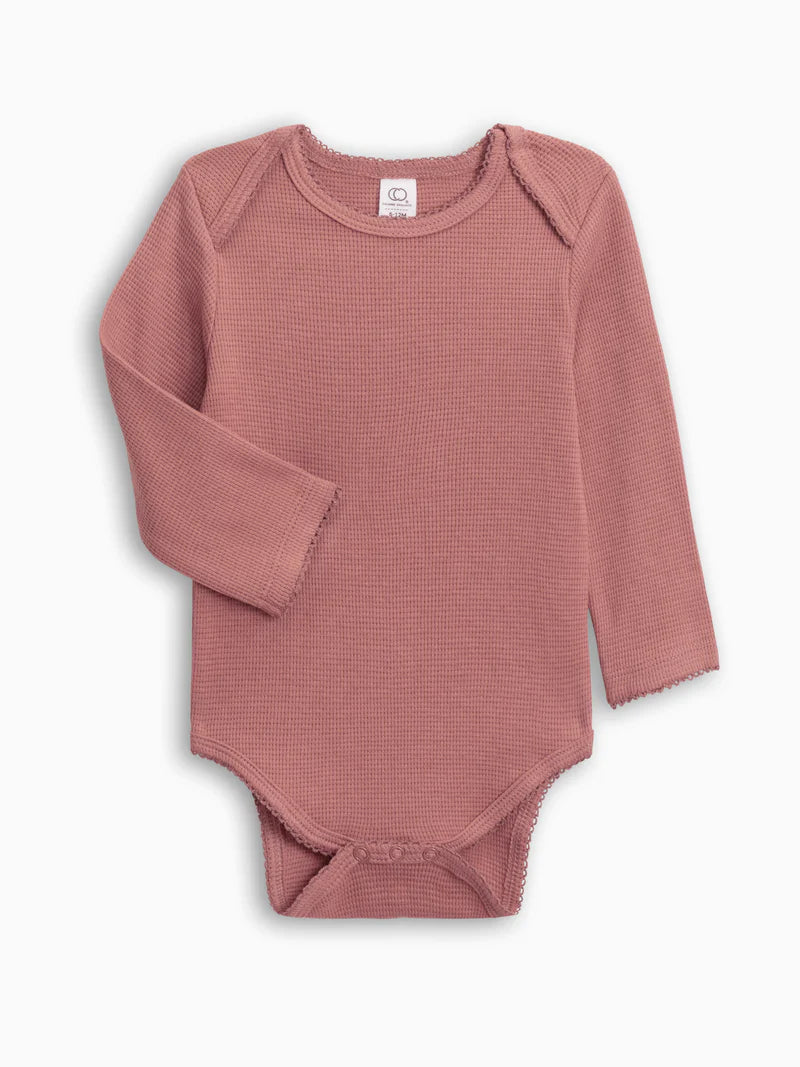 Maren Waffle Bodysuit - Rouge