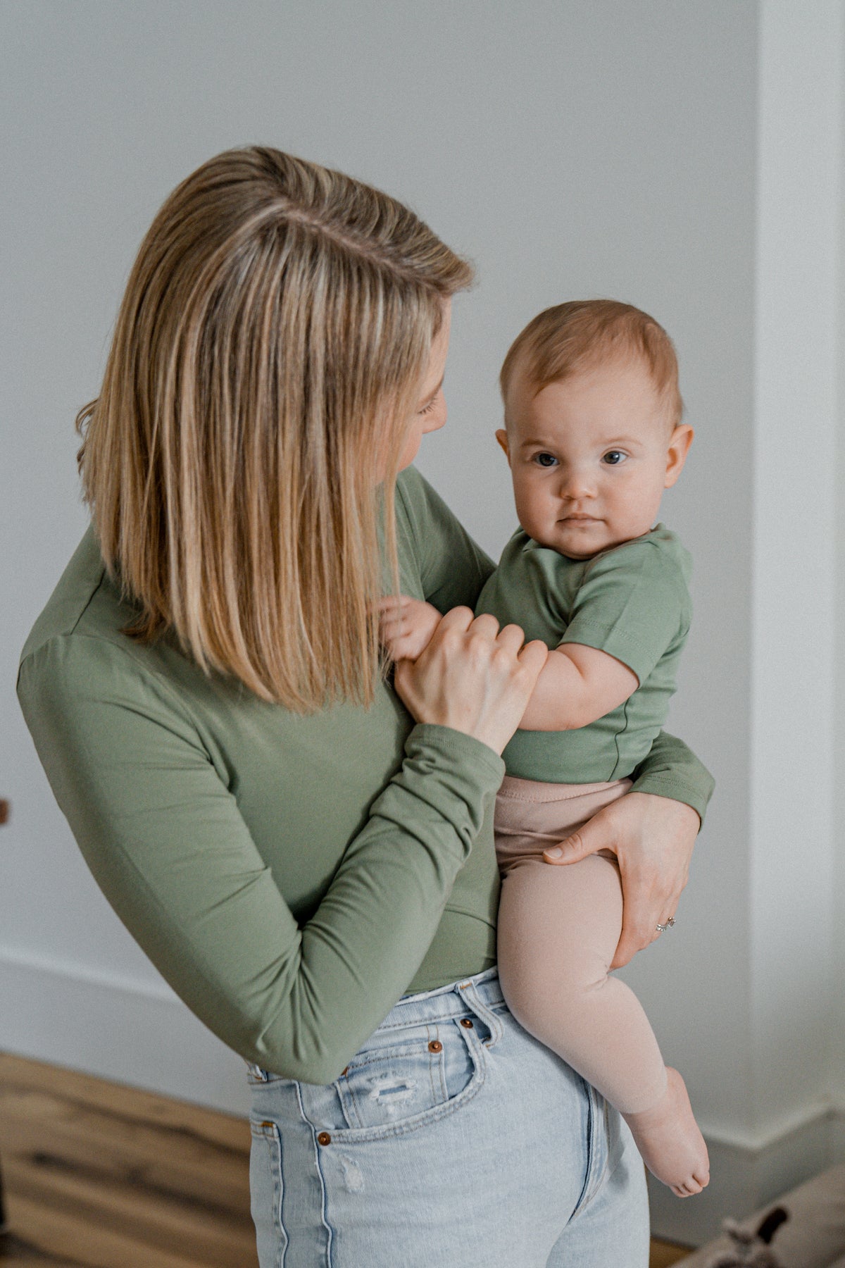 Bodysuit - Short Sleeve - Thyme